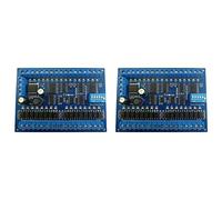 Giwnhvx 2X DC 12V 24V 16 Input 16 Output RS485 Remote Control Switch PLC IO Expansion Board Modbus RTU Module, Only Board