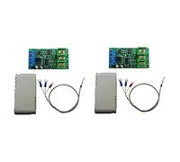 Giwnhvx 2X DC 8-25V PT100 Thermal Resistance to Temperature Converter RS485 Modbus RTU RTD Sensor Module Kit PTA9B01