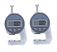 Giwnhvx 2X Digital Thickness Gauge Electronic Thickness Meter Measure Thickness of Paper Cloth Thin Metal Micrometer 0.01mm B