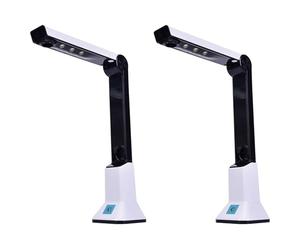 Giwnhvx 2X Document Camera for Teachers, Portable USB Document Camera Scanner with Stand 8MP HD A4 Format Cam Photo Scanner