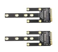 Giwnhvx 2X Expansion Card MPCIE to KEY-M Expansion Slot MINIPCI-E to NVME M2 Adapter Card WIFI Interface to M.2 Disk