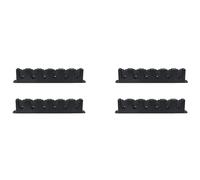Giwnhvx 2X Fishing Horizontal Rod Rack Fishing Pole Holder Rod Bracket Wall Mount Modular for Garage Fishing 6 Rod Storage Tool