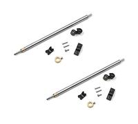 Giwnhvx 2X FT011-12 Steel Tube Pipe Assembly Metal Shaft Spare Parts Component for FT011 RC Boat Speedboat Accessories