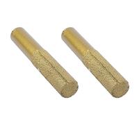 Giwnhvx 2X Gold 13mm Dia Diamond Profile Straight Router Bit for Marble