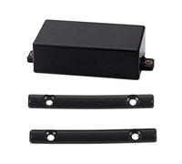 Giwnhvx 2x Guitar String Tree Guides String Retainer Bar for Strat Tele Guitar & 1x Plastic Sealed Humbucker Pickup Cover