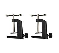 Giwnhvx 2X Heavy-Duty Metal Table Mounting Clamp for Microphone Suspension Boom Scissor Arm Stand Holder