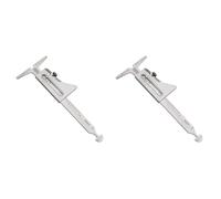 Giwnhvx 2X HI-LO Stainless Steel Welding Gauge Inch&Metric for Measurement of Pipe After Fit-Up/Alignment Space 32mm 37 1/2inch