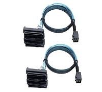 Giwnhvx 2X Mini SAS SFF-8643 to 4X29Pin SFF-8482 Hard Disk Server Cable 3.33TF/1M