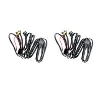 Giwnhvx 2X Motorcycles LED Fog Light Wiring Harness Wire for R1200GS /ADV F800GS