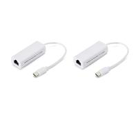 Giwnhvx 2X Network Card USB Type-C to Rj45 100M Driver-Free Network Card Converter Network Cable Adapter Ethernet Adapter A