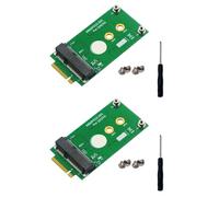 Giwnhvx 2X NGFF M.2 B Key Interface to Mini PCI-E MPCIE Wireless Adapter Card for 5G 4G 3G LTE GSM Module NO NANO SIM Card Slot