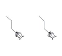 Giwnhvx 2X Nickel-Plated Saxophone March Lyre Sheet Music Clip Tenor Saxophone Silver