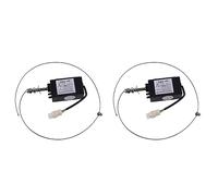 Giwnhvx 2X Normally Open DC 12V Engine Flame Out Device Engine Stop Solenoid Valve -PT Power on Pull Type Flameout Magnetic
