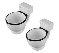 Giwnhvx 2X Novelty Toilet Ceramic Mug with Handle 300Ml Coffee Tea Milk Ice Cream Cup Funny for Gifts