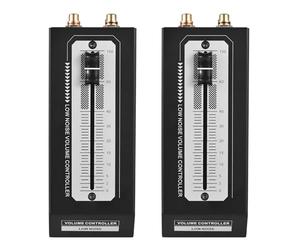 Giwnhvx 2X Passive Volume Controller Mini Passive Preamp Active Speaker Volume Adjustment Controller Professional