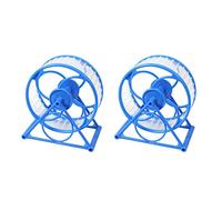 Giwnhvx 2X Pet Jogging Hamster Mouse Mice Small Exercise Toy Running Spinner Sports Wheel Pets Guinea pig Supplies