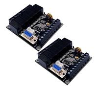 Giwnhvx 2X PLC Industrial Control Board FX1N-14MR Relay Module Editable Controller
