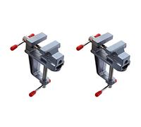 Giwnhvx 2X Portable Mini Table Vise Clamp Small Vice for Small Work Hobby Jewelry DIY Craft Repair Tool Work Table Vise Tool