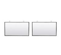 Giwnhvx 2X Portable Projector Screen for Home Theater Outdoor HD White Foldable Anti-Crease (120Inch)
