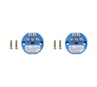 Giwnhvx 2X PT100 Type to 0-10V 0-100 Degree RTD Input 0-10 A Output DC24V Thermal Resistance Temperature Transmitter