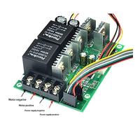 Giwnhvx 2X PWM DC Motor Speed Controller Digital Display 0-100% Adjustable Drive Module Input MAX 60A
