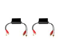 Giwnhvx 2X Sound Cancellation Current Noise Common Ground Isolation Filter Audio Isolator Stereo Isolator