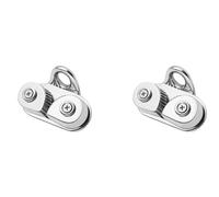 Giwnhvx 2X Stainless Steel Cam Cleat Boat Cam Cleats Fairlead Sailing Sailboat Canoe Dinghy