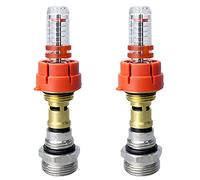 Giwnhvx 2X Stainless Steel Manifold to Replace The Flow Meter for Floor Heating Water Separator Accessories