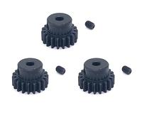 Giwnhvx 2X Steel 19T Motor Gear Pinion Gear 124016-2178 for 144002 144010 124016 124017 Brushless RC Car Upgrades Parts