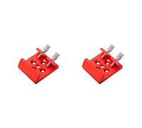 Giwnhvx 2X Telescope Finder Scope Base Mount Adapter Flat Base for Dovetail Slot 1/4 Thread Conversion Accessories Red