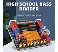 Giwnhvx 2X Three-Way 450W Professional Speaker High Power Splitter 750Hz/5000Hz Stage Home Theater 3-Unit Audio Crossover Filter