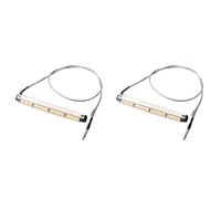 Giwnhvx 2X Transducer Pickup Piezo Suit for 4-String Acoustic Bass Guitar