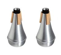 Giwnhvx 2X Trumpet Mute, Aluminum Trumpet Practice Mute