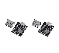 Giwnhvx 2X Type-C USB 5V 2A Boost Converter Step-Up Power Module Lithium Battery Charging Protection Board Charger,No Welding