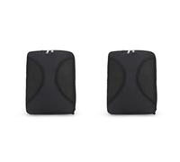 Giwnhvx 2X Universal Violin Carbon Fiber Case Hard Light Music Sheet Bag,Black