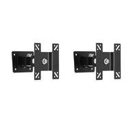 Giwnhvx 2X Universal Wall Mount Stand for 14-27inch LCD LED Screen Height Adjustable Monitor Retractable Wall for TV-F03