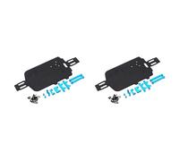 Giwnhvx 2X Upgrade Carbon Fiber Chassis Parts for A959 A979 A959B A979B 1/18 RC Car Replacement,Blue