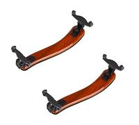 Giwnhvx 2X Violin Shoulder Rest Support Professional 1/4 1/2 Full Size Adjustable Maple Wood Violin Shoulder Rest Violin Parts