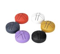 Giwnhvx 3 Inch 6 Tone Mini Hollow Drum Steel Tongue Drum Hollow Drum Forget Worry Drum Percussion Instrument