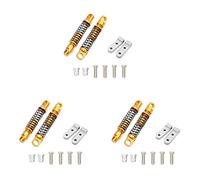 Giwnhvx 3 set for D12 RC Car Metal Rear Damper with Mount Fixed Seat Upgrades Parts Accessories,3