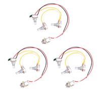 Giwnhvx 3 Set of Bass Guitar Wiring Harness-Prewired with 3-500k Pots