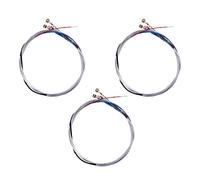 Giwnhvx 3 x 4 String Set Steel Silver Ball for 4/4 Viol