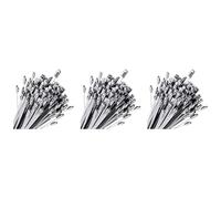 Giwnhvx 300Pcs Chain Link Fence Ties,Multi-Purpose Self-Locking Stainless Steel Zip Ties for Outdoor Garden Farm Pet Cages Fence