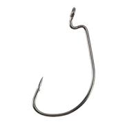 Giwnhvx 300pcs Per Set Offset Fishing Hooks, Type 1 High Carbon Steel Soft Worm Fish Hooks