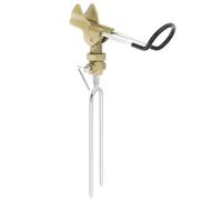 Giwnhvx 360 Degree Adjustable Fishing Rod Holder Folding Fish Pole Fixing Stand for Bank Fishing Ground Support Tool