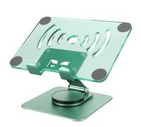 Giwnhvx 360° Rotating Tablet Stand Adjustable Portable Acrylic Desktop Stand for Tablets Up to 12.9 Inches B