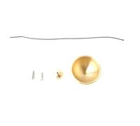 Giwnhvx 37mm Doppleamine Bell Bell Bell Accessories Refrigerator Bell Parts Japanese-Style Wooden Bell Door Bell