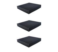 Giwnhvx 3pcs 120mm Heating Panel Heat Sink Aluminum Heatsink CPU Power Amplifier Radiator B