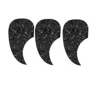 Giwnhvx 3pcs Acoustic Guitar Pickguard Self-Adhesive Pick Guard Plate Comma Shape for Classical Acoustic Guitar Part,