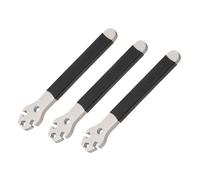 Giwnhvx 3Pcs Black Mountain Bike Spoke Wrench Adjustment Corrector Installation of Steel Spoke Cap Tool
